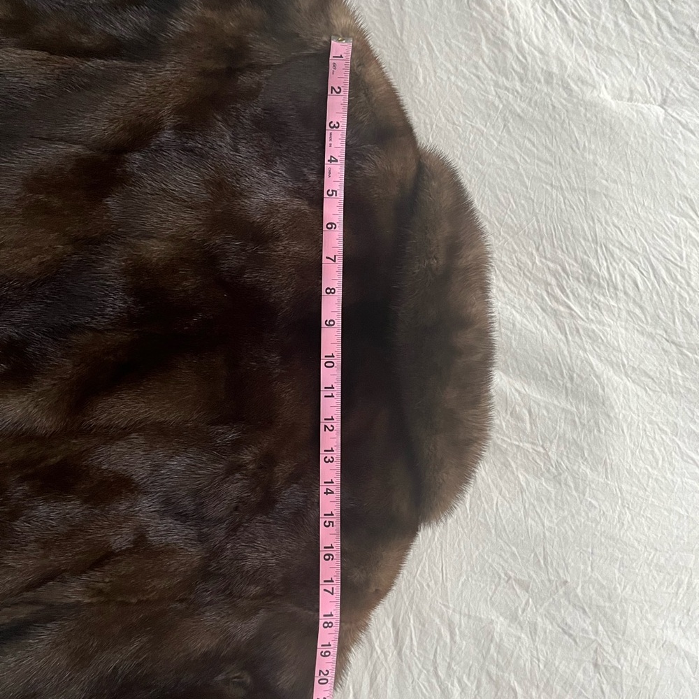 Luxurious Vintage Dark Brown Mink Fur Jacket - Picture 8 of 12